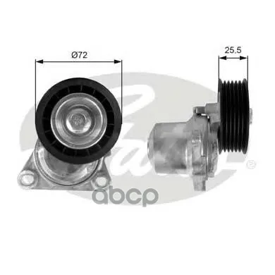Ролик Натяжителя Gates T38408 Gates арт. T38408