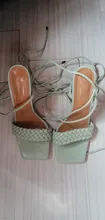 Zapatos para mujer tipo Gladiador, sandalias sexys de tacón alto, zapatos de vestir para fiesta de verano, con cordones y correa cruzada, talla grande 42, novedad de 2021