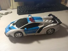 Robot de transformación en coche de radiocontrol para niños, Juguete de robot transformable en vehículo de control remoto, regalo para niños