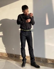 Pantalones vaqueros clásicos para hombre, Jeans ajustados de alta calidad, informales, a la moda, de negocios, nueva marca, 2021