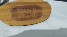 Cepillo para Barba Hemu Natural para hombre, masaje facial de bambú, barbas y bigotes para peinar, novedad de 2020