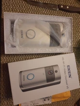 EKEN-Timbre de puerta de seguridad inalámbrico para puerta, monitor de seguridad inalámbrico modelo V5 para puerta con timbre y vídeo con conexión Wifi, grabadora de vídeo con visión nocturna, perfecta para el hogar