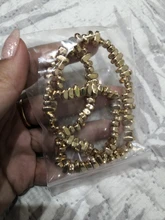 Cuentas chapadas en oro KC, material de cuentas hechas a mano, DIY, pulsera, pendientes, 1 Uds.