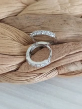 CANNER-pendientes redondos de Plata de Ley 925 auténtica para mujer, Micro incrustaciones, aros, joyería de diamante de circonio, 6, 7, 8, 9mm