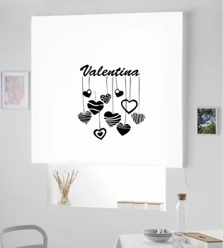 

Blind Iroa customizable Child/Hearts Valentina! ROLLER BLINDS TRANSLUCENT! (WHITE 100X175)