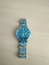 ORLANDO-reloj de cuarzo para hombre, cronógrafo de pulsera de acero inoxidable chapado en oro y plata, a la moda, nuevo, envío directo