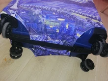 Funda protectora gruesa para maletas de viajes, protector para maletas, accesorio de viaje, funda para equipaje elástico aplicable a maletas de 18-32 pulgadas