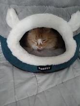 Bed Kennel Cat-House Hoopet Cave Home Dog-Puppy Warm for Teddy