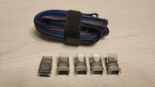 Led-Strip-Connector WS1812B Waterproof for RGB Rgbww-Light And Non Ce-Rohs 12mm 2-3-4-5-6-Pin