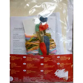 

"Embroidery kit", "floss embroidery kit", "cross stitch", "counted cross", "Anchor"