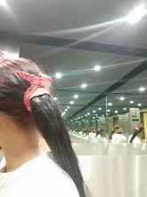 SHANGKE-Extensión de cabello liso sedoso Natural, 5 clips/pieza, 24 pulgadas, Clip en mujeres, pelo sintético largo falso