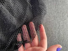 Top de malla de rejilla para Mujer, camisetas negras de manga larga, blusa Sexy de encaje Floral, moda Elegante, transparente, Vintage, 2021