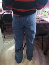 SHENGPALAE-pantalones vaqueros de pierna ancha para mujer, Jeans holgados informales con estampado de Hip-hop para verano, 2021