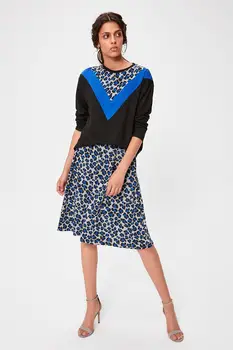 

Trendyol Multicolour Leopard Pattern Knitted Skirt TWOAW20ET0361