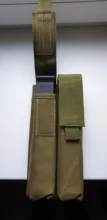 Airsoft-bolsa Molle doble P90/UMP militar, bolsa táctica de caza Mag Molle, cinturón, chaleco, bolsas, novedad
