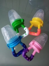 Lote de 30 unidades de chupete de frutas para bebé, botella alimentadora de silicona para alimentos frescos, mordedor de leche, tetina chupete con Clip, ePacket gratis a Brasil