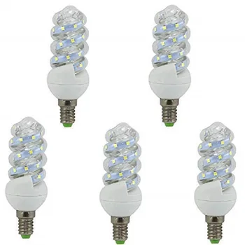 

BOMBILLA LED MINI ESPIRAL E14 5 W (pack 5) (6000K) 46220