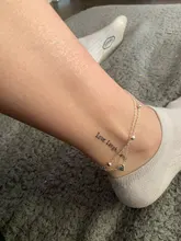 Tobilleras de corazón para mujer, joyería de pies para sandalias de ganchillo descalzos, tobilleras para pierna, joyería para mujer