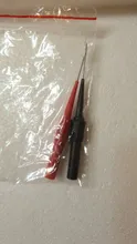 Aguja de perforación de aislamiento, multímetro no destructivo, sondas de prueba, rojo/Negro, 30V-60V, para enchufe de plátano, 2 uds.