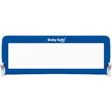 Барьер для кроватки Baby Safe, 180х42 см, синий