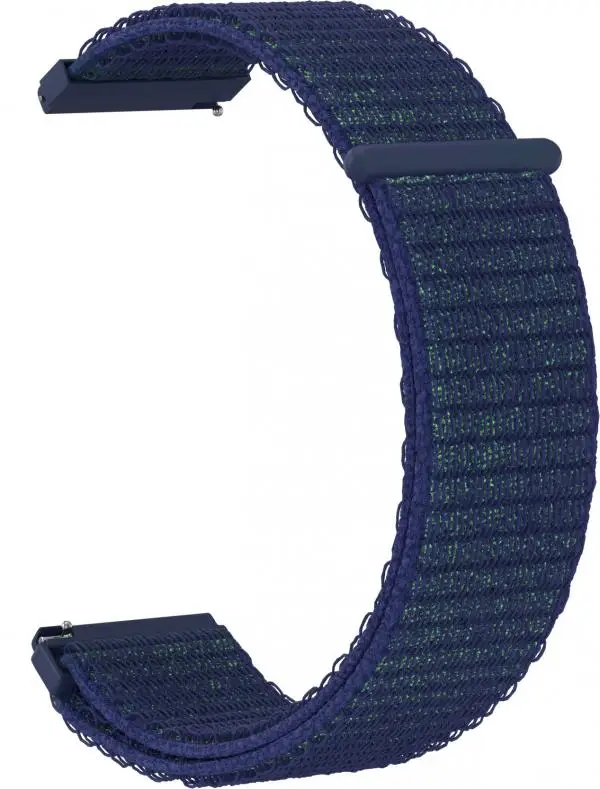 Strap nylon gsmin woven 20 for polar ignite (dark blue) | Наручные часы
