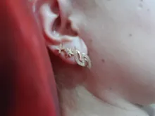 Pendientes de tuerca de acero inoxidable para mujer, joyería de moda de Luna, Estrella y corazón, pendiente Piercing de 2021mm para adolescentes, 1 ud., 1,2