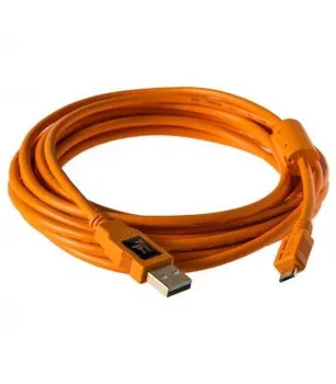 

TETHERTOOLS MICRO USB to USB CABLE 2.0 4.6m orange (CU5460ORG)