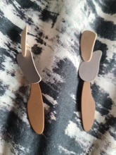 Multicolor Earrings Jewelry Geometry Irregular-Shape Coating Woman Fashionable New-Design