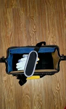 Bolsa de herramientas portátil para electricista, multifunción, instalación de reparación, lona, grande, gruesa, bolsillo de trabajo