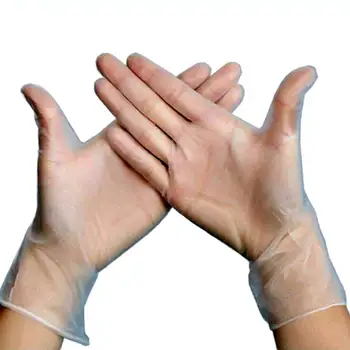 

Disposable gloves | PVC | Dust | Size S | transparent | 100 pc --- vynil, ambidextrous, use sanitaire, foraging