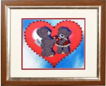 

Вн1002 set for embroidery alisena 'валентинка' 25*21 cm