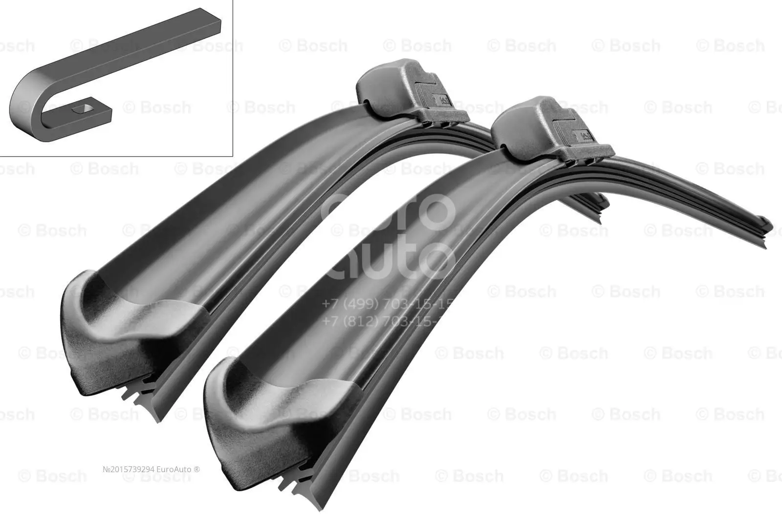 BOSCH Щетки стеклоочистителя(к-кт) 3397118991 650 ММ/575 ММ VISIOFLEX
