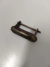 Jewelry-Box Padlock Combination NAIERDI Chinese Vintage Antique Bronze Keyed Zinc-Alloy