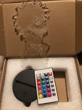 Led-Light 3d-Lamp Bedroom Decor Gift Manga Acrylic Academia Cool Dabi Anime Colorful