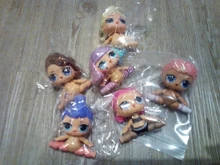 6 muñecas + 6 prendas + 6 zapatos + 6 botellas + 6 accesorios conjuntos aleatorios L.O.L. ¡Sorpresa! Muñeca LOL de 8cm, juguete para regalo
