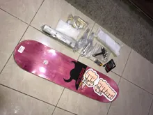 Kit completo de patineta para niña, máquina de juguete con tapa, spitfire, ruedas de monopatín, VENTURE 139, cintas de agarre grizzly
