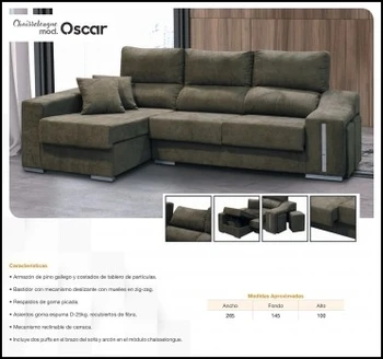 

Chaiselongue to measure 265 cms ref-25