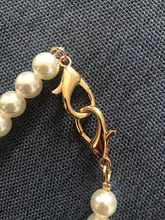 Correa con perlas para bolso de mujer, accesorio para bolso, manijas para cinturón, cadena de cuentas, piezas de mano, cierre plateado/dorado/negro