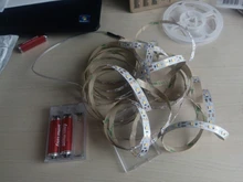 Light Ribbon-Tape Led-Strip Battery-Power White Flexible Smd2835-50cm 3AA 1M 2M 3M 4M