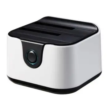 

Dual Dock Station TooQ TQDS-802BW 2.5"-3.5" HDD SATA USB 3.0 White Black