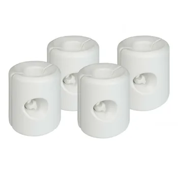 

Pack 4 holders White for tents 25x25x25 cm Aktive Garden