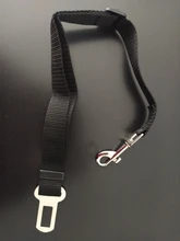 2,4 cm mascota Para coche gato perro lujos De Seguridad Para Seguridad importa Vehículo De mascotas coche cinturón De Seguridad arnés plomo Clip ошейник для собак