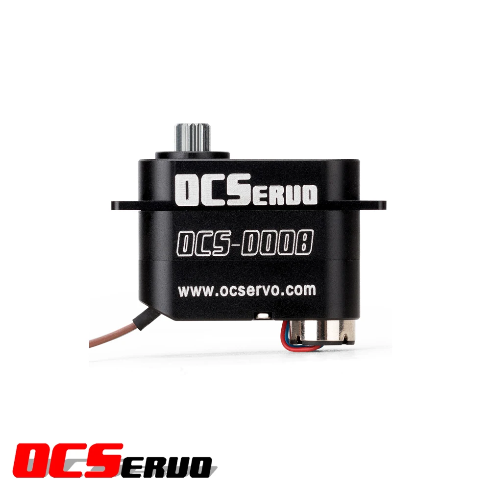 OCS-D008 7.4V 3.2kg.cm 7.7g 0.07S/60 °    코어리스 모터 마이크로 서보 메탈 기어 모든 CNC 케이스