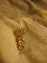 Pendiente de cartílago falso para hombre y mujer, juego de 12 unidades de Arete de hojas de oro sin perforación, Clips para las orejas, joyería