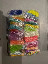 Cuentas de recambio Hama para niños y niñas, puzle Aquabeads DIY, juego de cuentas de espray de agua, juegos de bolas 3D, juguetes mágicos hechos a mano, 4MM