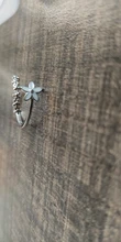 Anillos de plata de ley 925 con flores frescas, temperamento con personalidad, regalo literario, moda coreana, apertura de tamaño variable, SRI172