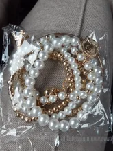 Tocona 6 unids/set de oro de moda cuentas de colores estrella perla multicapa con cuentas pulseras para las mujeres encanto regalo de joyas de fiesta 5483