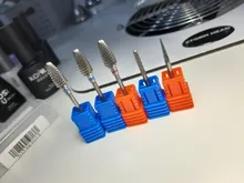 Dmoley-broca de carburo de tungsteno para manicura, accesorio de equipo de arte de uñas, pulidor de limas