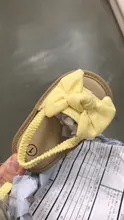 Sandalias para bebé con nudo de lazo para niñas, zapatos de princesa infantiles antideslizantes de suela blanda para primeros pasos, verano, 2020
