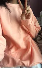 Harajuku Hoodies Sweatshirts Tops Women Cotton Pullover Long-Sleeved Social Candy-Colors